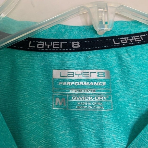 Layer 8 performance short sleeve active shirt medium - Picture 3 of 3